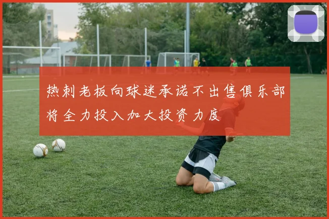 热刺老板向球迷承诺不出售俱乐部将全力投入加大投资力度