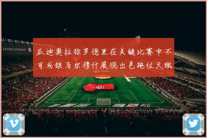 瓜迪奥拉称罗德里在关键比赛中不可或缺马尔穆什展现出色跑位天赋